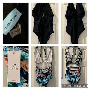 Cupshe one piece bathing suits new never worn